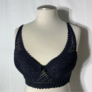 Mis Black Lace Bralette 32C